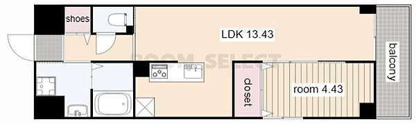 GRANDUKE正木 601｜愛知県名古屋市中区正木２丁目(賃貸マンション1LDK・6階・45.15㎡)の写真 その2