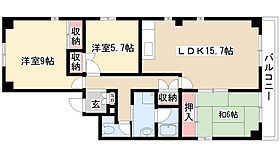 プリオール東山 201 ｜ 愛知県名古屋市千種区新池町４丁目（賃貸マンション3LDK・2階・84.30㎡） その2