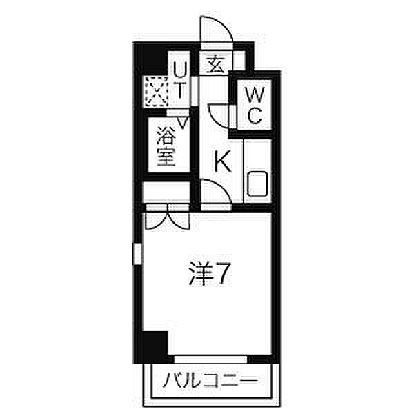 セントラルウイング 507｜愛知県名古屋市中区富士見町(賃貸マンション1K・5階・23.94㎡)の写真 その2
