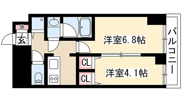 セイワパレス丸の内駅前プレミア 1303｜愛知県名古屋市中区丸の内２丁目(賃貸マンション2K・13階・34.94㎡)の写真 その2