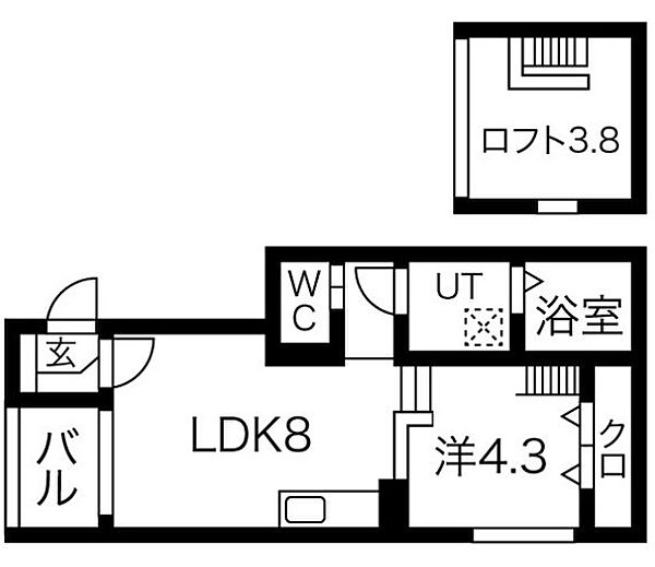 i-CUBE 102｜愛知県名古屋市中区新栄２丁目(賃貸アパート1LDK・1階・30.52㎡)の写真 その2