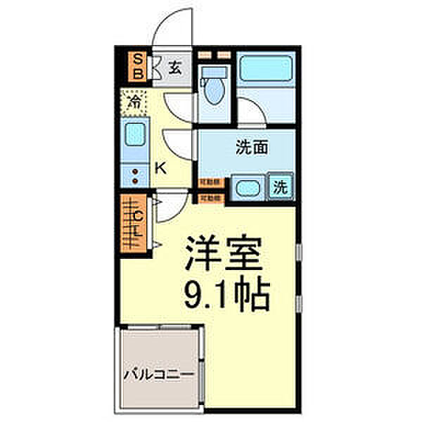 COZY東大曽根 401｜愛知県名古屋市東区東大曽根町(賃貸マンション1K・4階・29.41㎡)の写真 その2