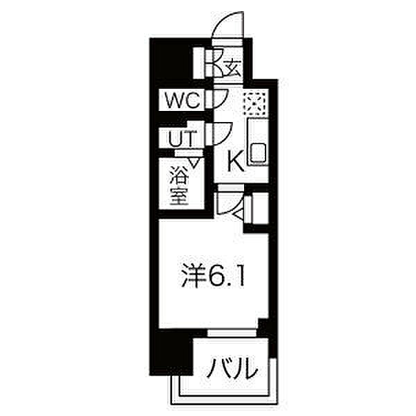 ディアレイシャス金山 1201｜愛知県名古屋市中区正木４丁目(賃貸マンション1K・12階・22.71㎡)の写真 その2