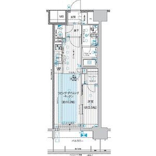 プレサンスジェネ上前津 1402｜愛知県名古屋市中区橘１丁目(賃貸マンション1LDK・14階・36.13㎡)の写真 その2