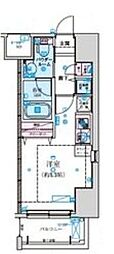 LIVCITY ワンルームの間取図画像