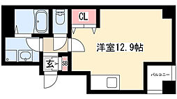 アーバンポイント新栄 ワンルームの間取図画像