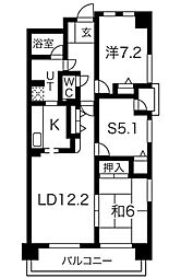 グランドール泉 2SLDKの間取図画像