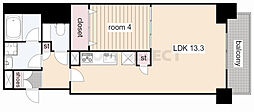 プレサンス広小路通葵 1LDKの間取図画像