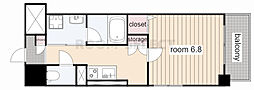 STAY 1Kの間取図画像