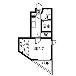 コンフォート上社 1Kの間取図画像