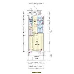 名古屋市中区橘1丁目マンション 1Kの間取図画像