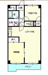 ノイ・ルミナス 2LDKの間取図画像