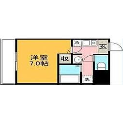 マ・メゾン・プルミエ 1Kの間取図画像