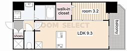 プレサンスNAGOYA覚王山 1LDKの間取図画像