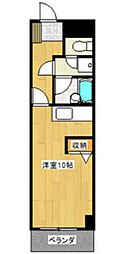 パティオ本山 ワンルームの間取図画像