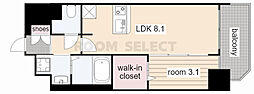 プレサンスNAGOYA覚王山 1LDKの間取図画像