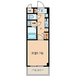 Stella 1Kの間取図画像