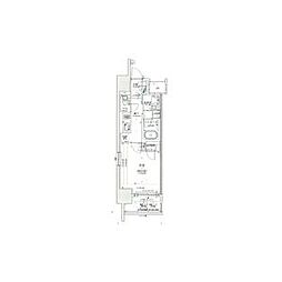 オープンレジデンシア池下THEONE 1Kの間取図画像