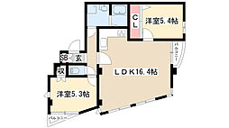TKBonheur 2LDKの間取図画像