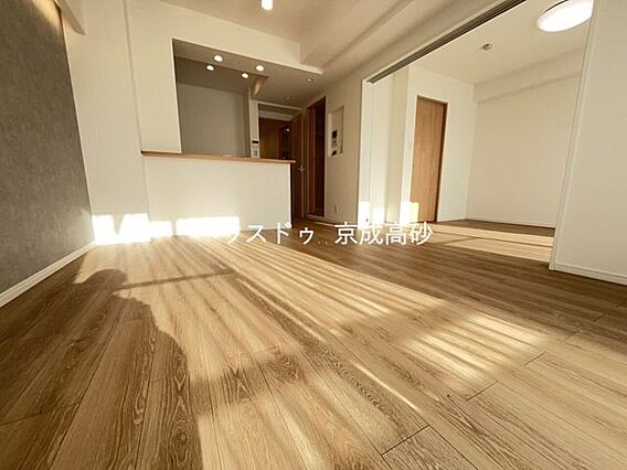 広々としたLD...