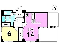 ライオンズマンション新小岩第5 1LDKの間取図画像