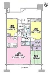 マックスタワーTX-1 3LDKの間取図画像