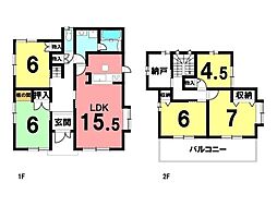 LFB合志市須屋 5SLDKの間取り