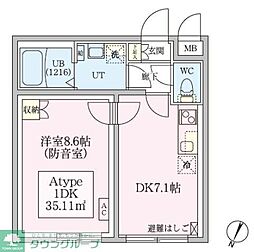 間取図画像 1DK