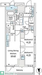 物件の間取り