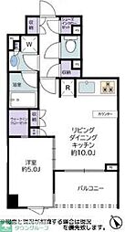 サンウッド赤坂丹後町 1LDKの間取図画像