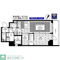 ステージグランデ日本橋人形町 1LDKの間取図画像