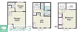TWEED大森 2SLDKの間取図画像