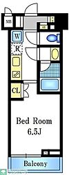 ZOOM品川南 ワンルームの間取図画像