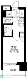 パレステュディオ芝浦シティ 1Kの間取図画像