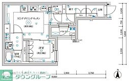 セジョリ東陽町2 1LDKの間取図画像