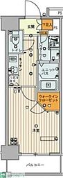 スカイコート両国参番館 1Kの間取図画像