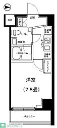 アイルイムーブル亀戸 1Kの間取図画像