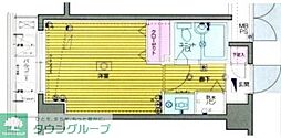ガラ・シティ白金台 1Kの間取図画像