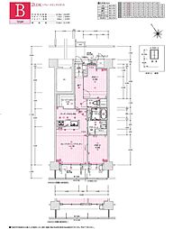 アルファスマート明石東野町 2SLDKの間取図画像