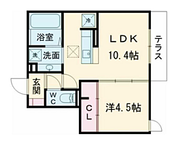 ソレイユ調布  ｜ 東京都調布市下石原３丁目56（賃貸アパート1LDK・1階・37.44㎡） その2