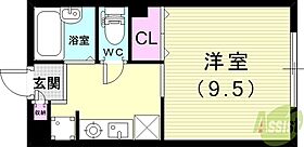 パセオ西宮  ｜ 兵庫県西宮市河原町4-26（賃貸アパート1K・2階・25.00㎡） その2