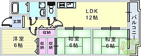 オルティア塚口  ｜ 兵庫県尼崎市富松町3丁目34-1（賃貸マンション3LDK・4階・68.36㎡） その2