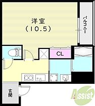 フジパレス出屋敷南  ｜ 兵庫県尼崎市西本町7丁目267-1（賃貸アパート1K・1階・33.05㎡） その2