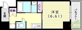 アリビオ立花III  ｜ 兵庫県尼崎市七松町1丁目（賃貸マンション1K・6階・25.31㎡） その2