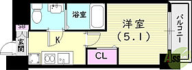 アリビオ立花II  ｜ 兵庫県尼崎市立花町1丁目9-7（賃貸マンション1K・6階・19.14㎡） その2