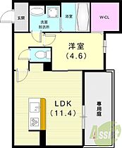 SEJOUR南竹谷  ｜ 兵庫県尼崎市南竹谷町2丁目89（賃貸アパート1LDK・2階・43.26㎡） その2