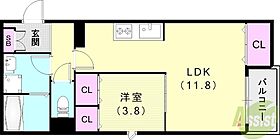 Kvell　Garden塚口  ｜ 兵庫県尼崎市南塚口町2丁目33（賃貸アパート1LDK・2階・40.37㎡） その2