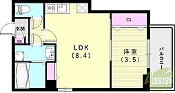 （仮称）ジーメゾン立花フロスト 2階/-