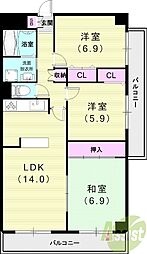グリーン・ヴィラ武庫 2階/-