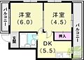 宝塚ハーモニーハイツ4階4.9万円